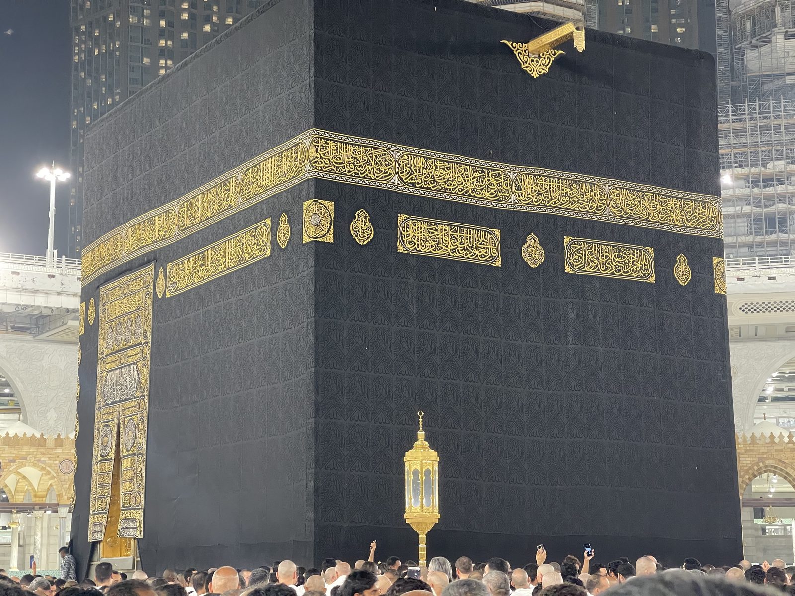 The Kaaba at the Grand Mosque in Makkah